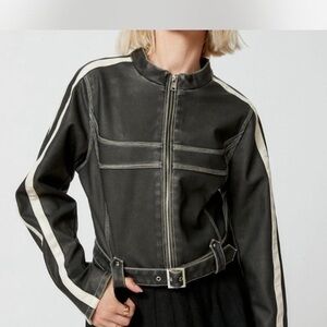 Women's Black and White Jacket